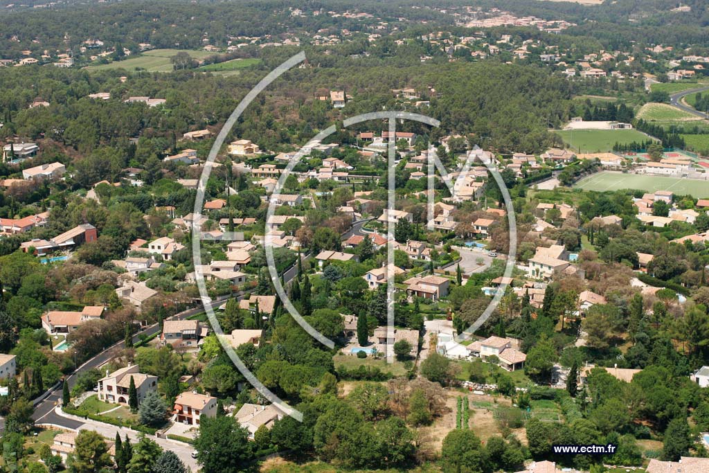 Photo arienne de Montferrier sur lez