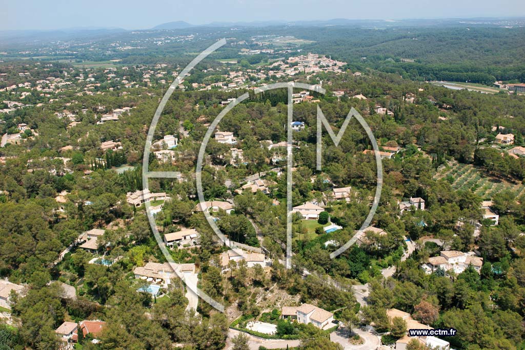Photo arienne de Montferrier sur lez