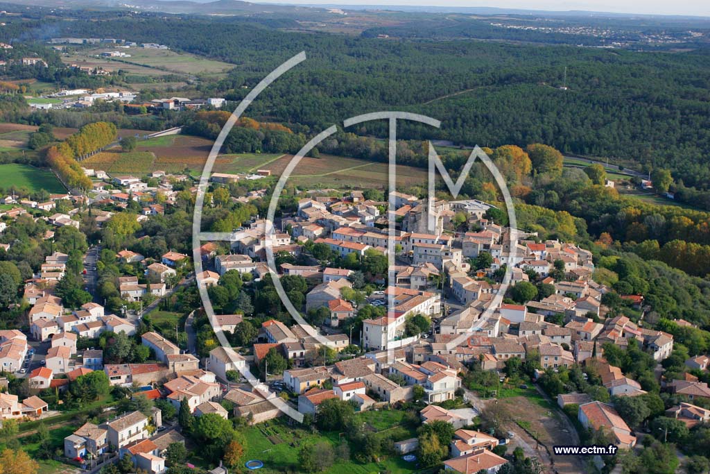 Photo arienne de Montferrier sur lez