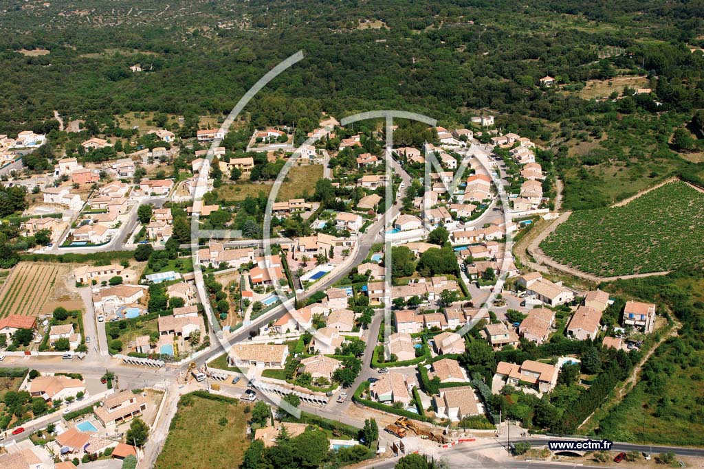 Photo arienne de Pignan