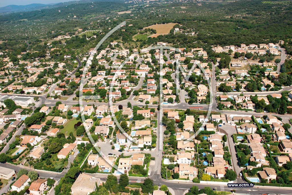 Photo arienne de Pignan