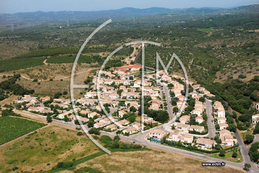 Photo arienne de Pignan