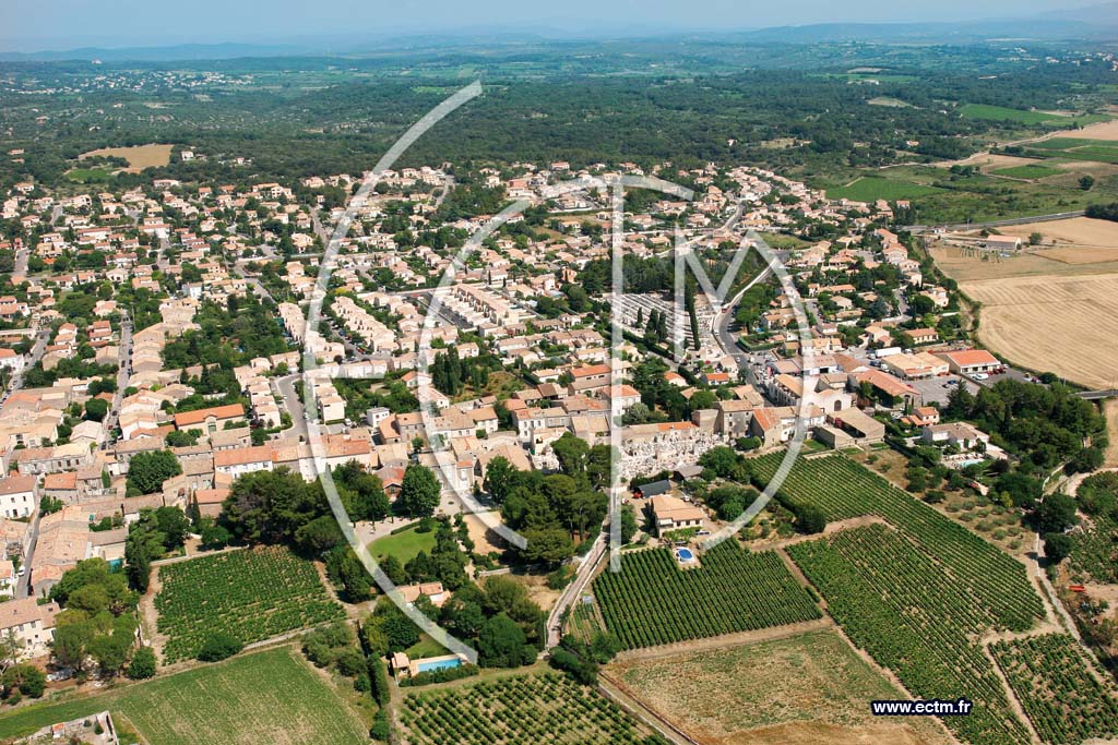 Photo arienne de Pignan