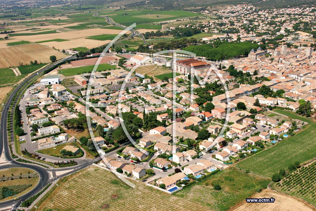 Photo arienne de Pignan