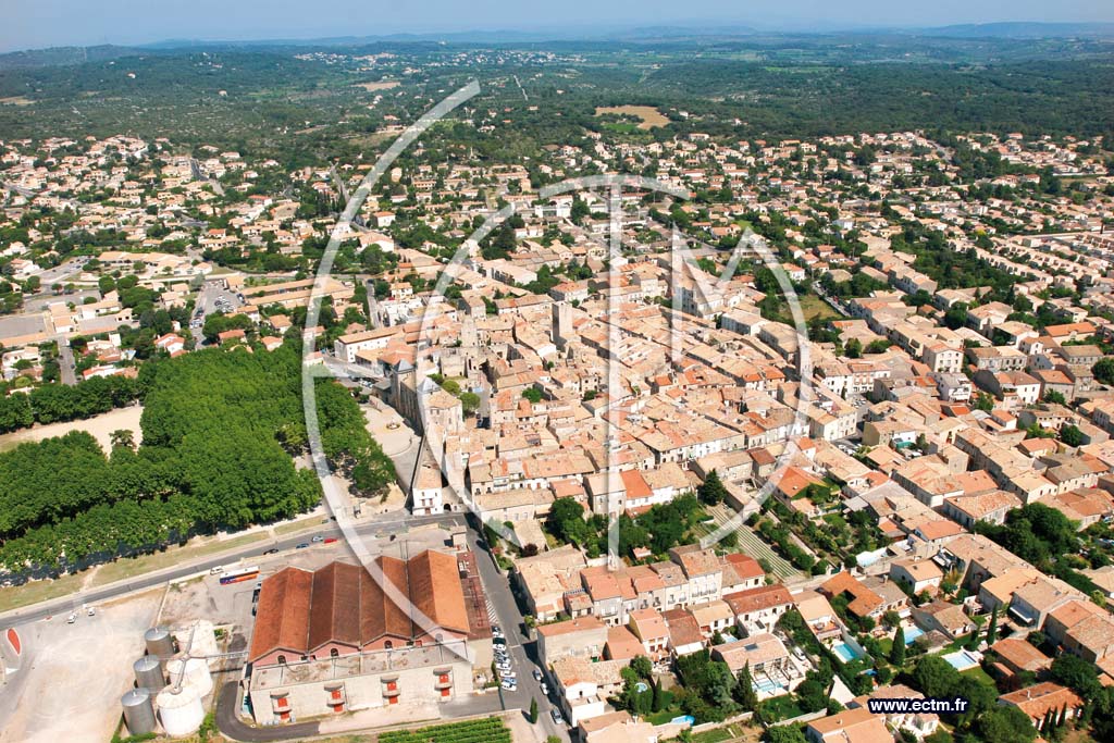 Photo arienne de Pignan