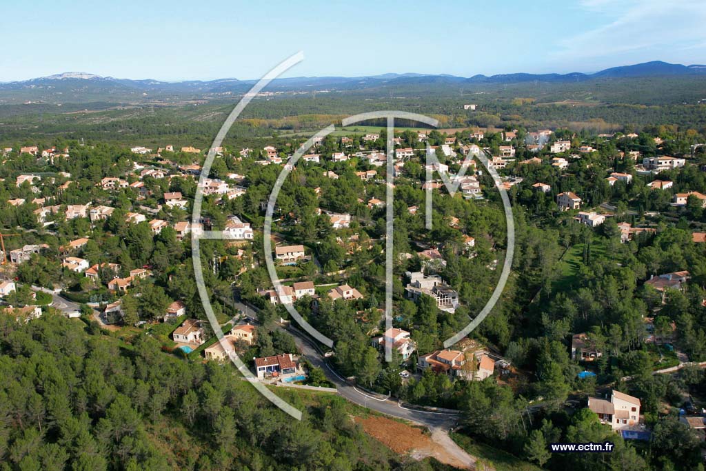 Photo arienne de Saint Clement de Riviere