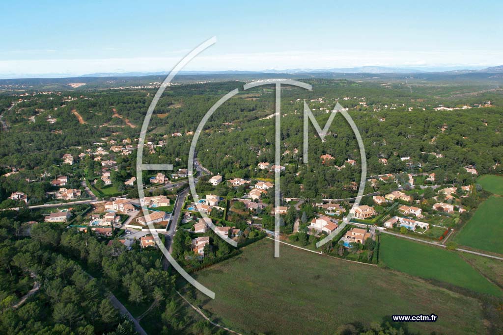 Photo arienne de Saint Clement de Riviere