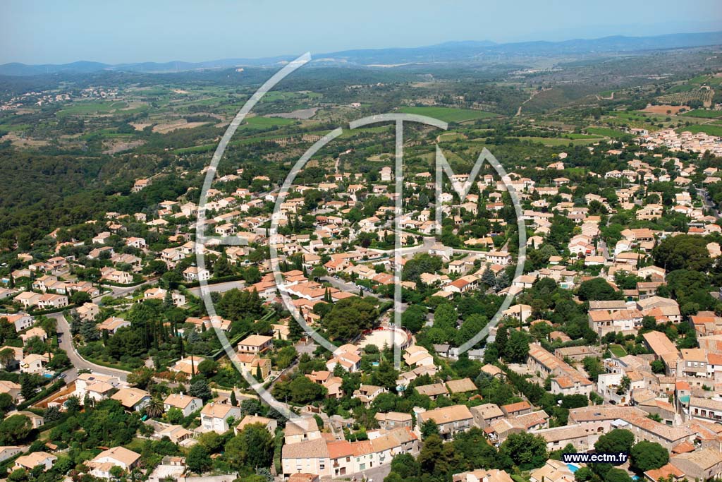 Photo arienne de Saint georges d'orques