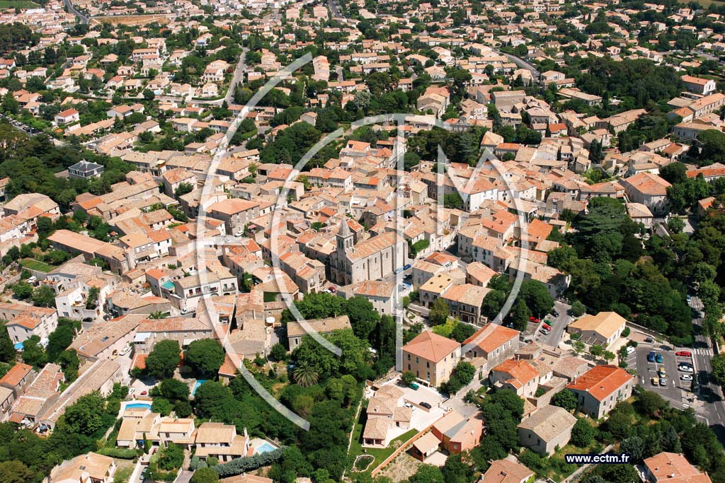 Photo arienne de Saint georges d'orques