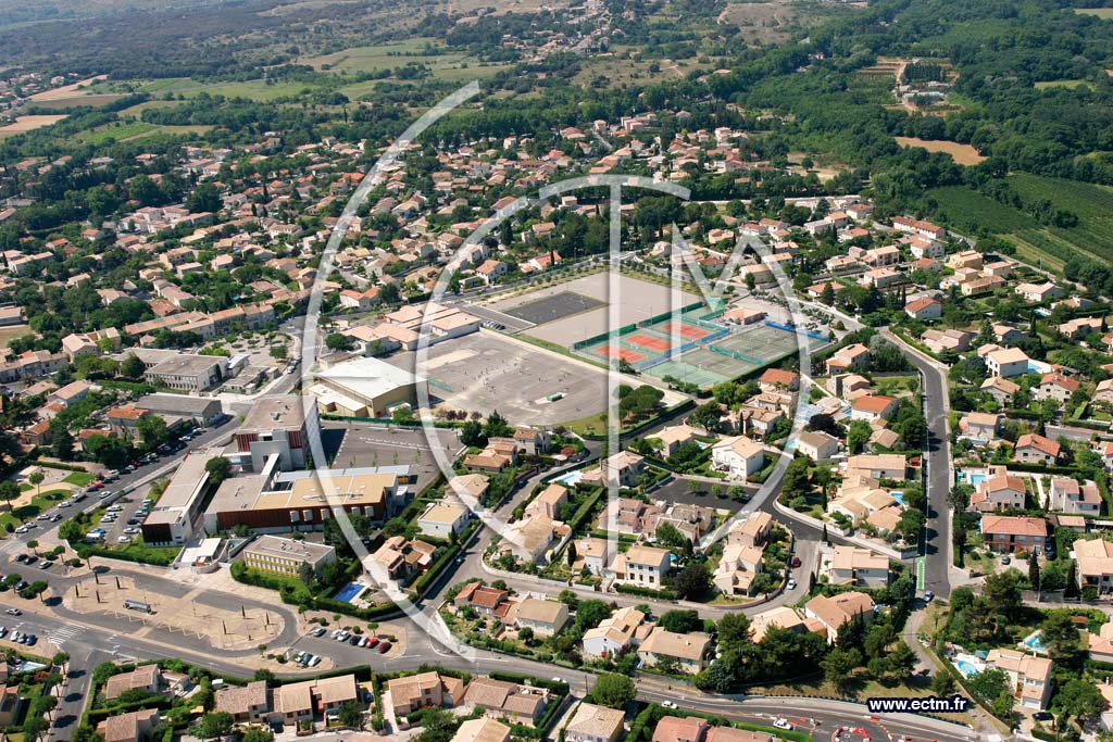Photo arienne de Saint jean de vedas
