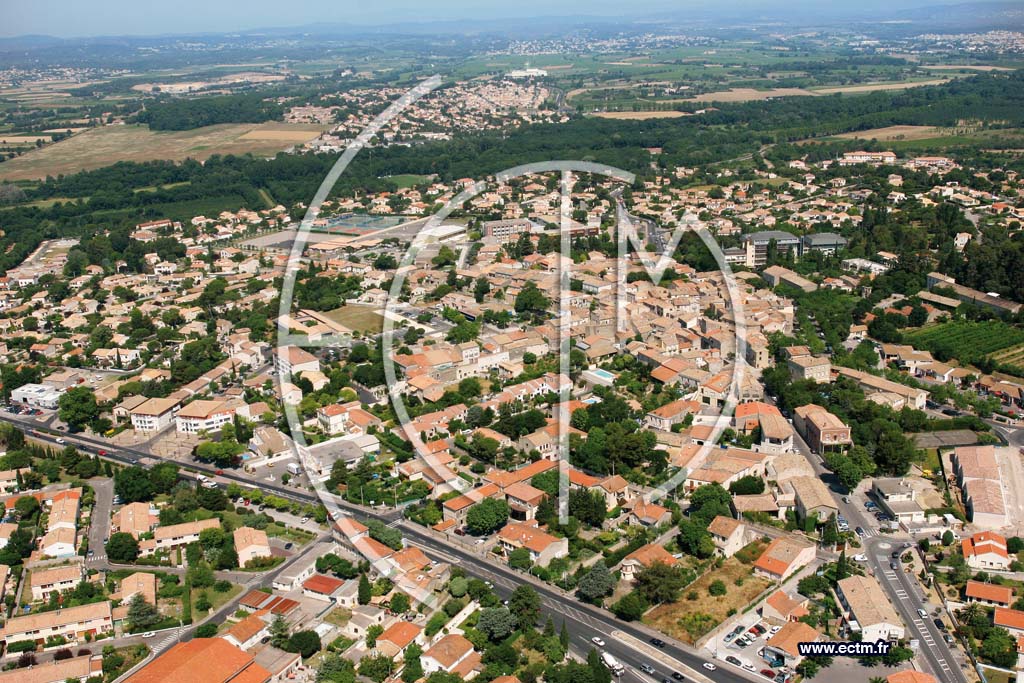 Photo arienne de Saint jean de vedas