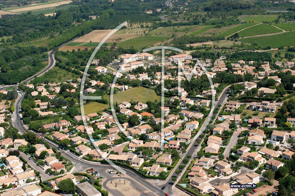 Photo arienne de Saint jean de vedas