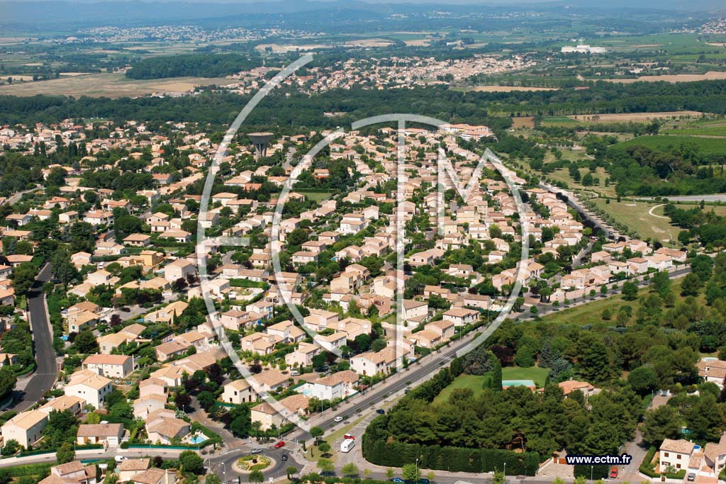 Photo arienne de Saint jean de vedas