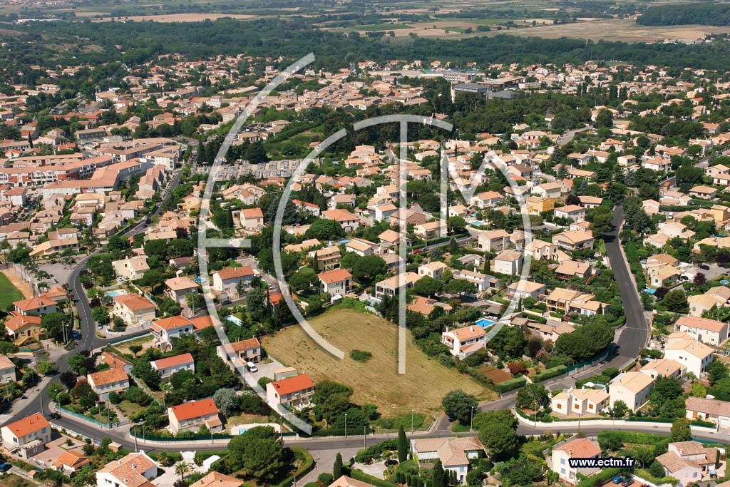 Photo arienne de Saint jean de vedas