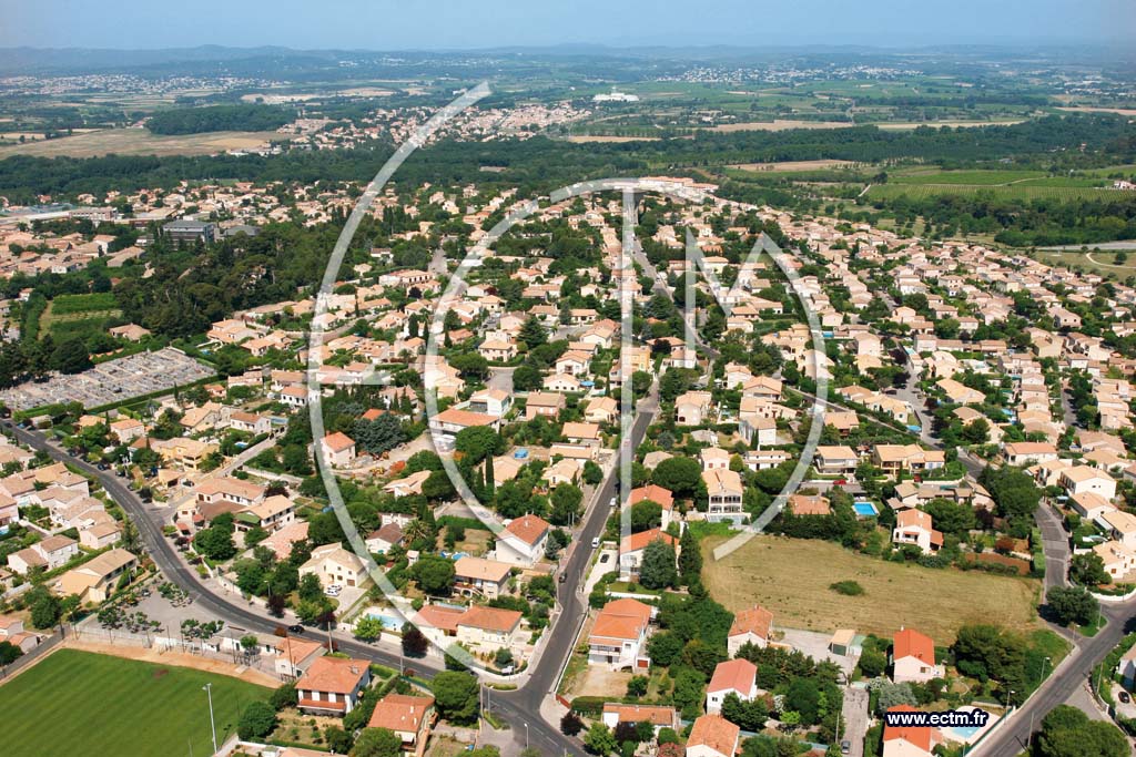 Photo arienne de Saint jean de vedas
