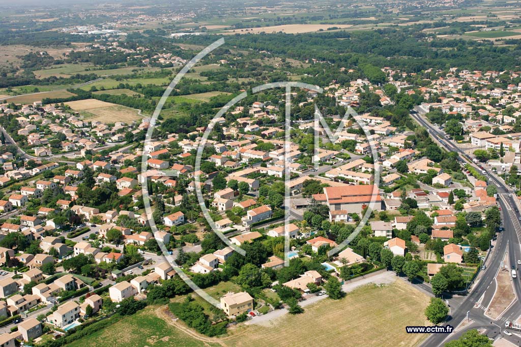 Photo arienne de Saint jean de vedas