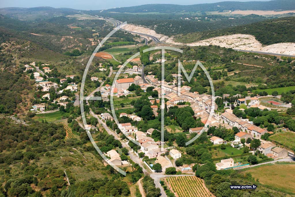 Photo arienne de Saint paul et valmalle