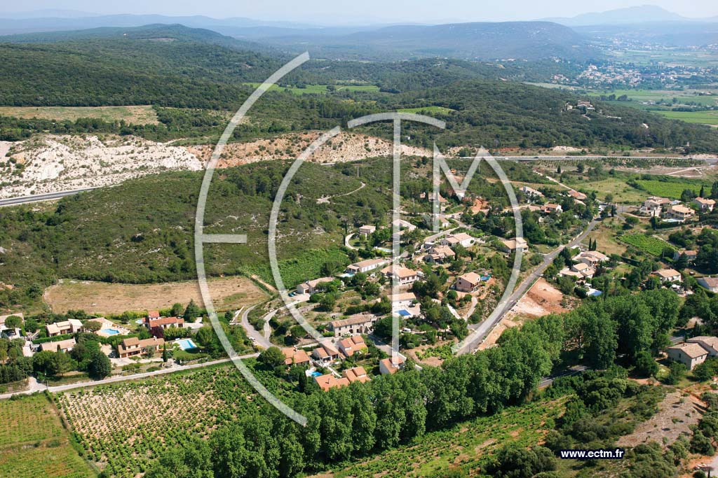 Photo arienne de Saint paul et valmalle