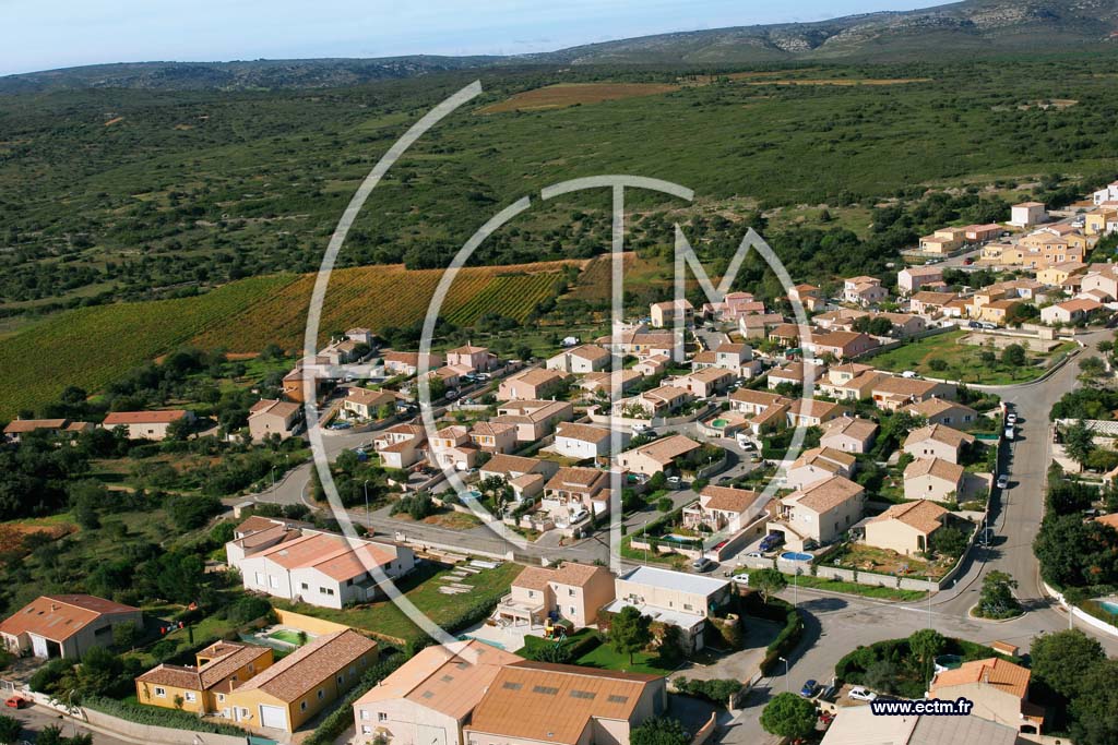 Photo arienne de Cournonsec