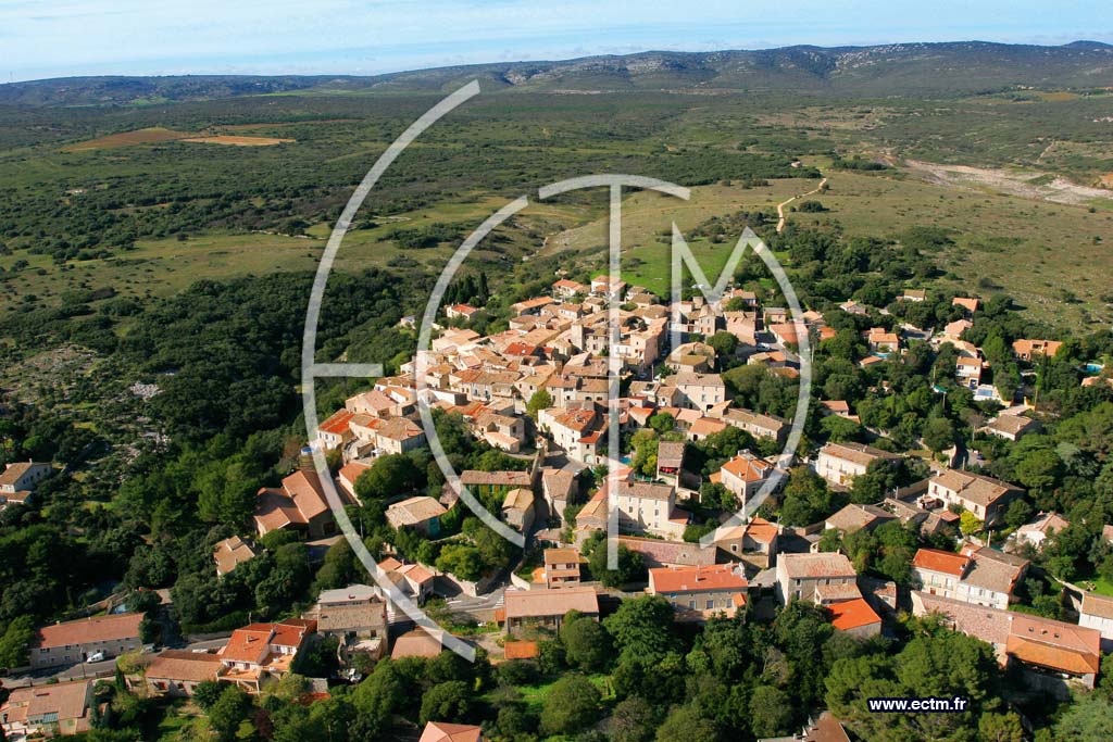 Photo arienne de Cournonsec