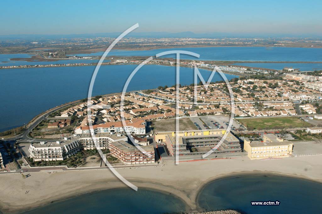 Photo arienne de Palavas Les Flots