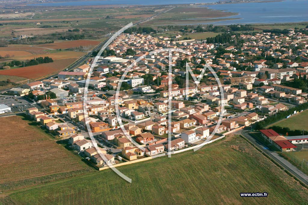 Photo arienne de Villeneuve Les Maguelonne