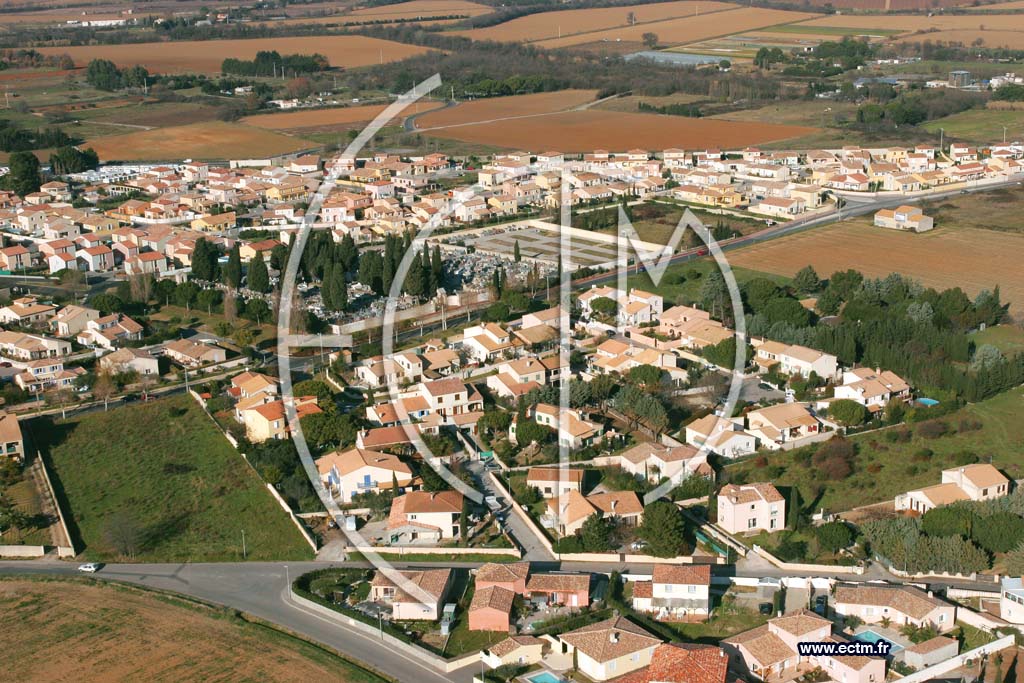 Photo arienne de Villeneuve Les Maguelonne