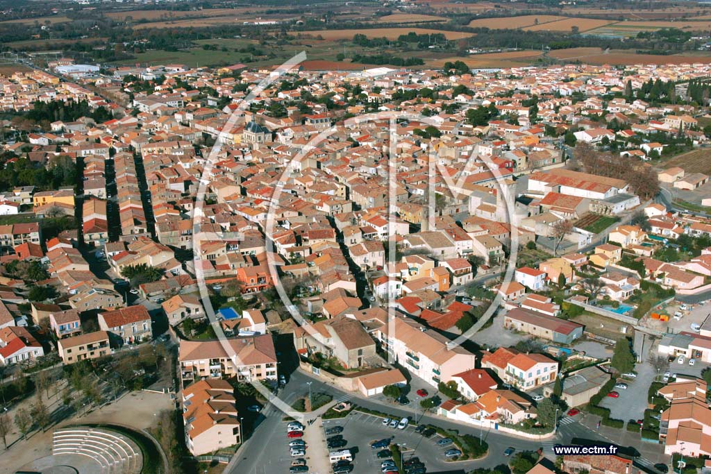 Photo arienne de Villeneuve Les Maguelonne