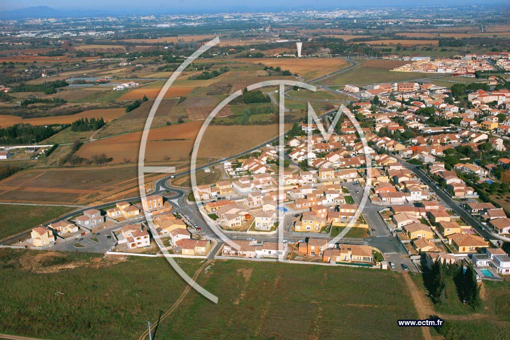 Photo arienne de Villeneuve Les Maguelonne