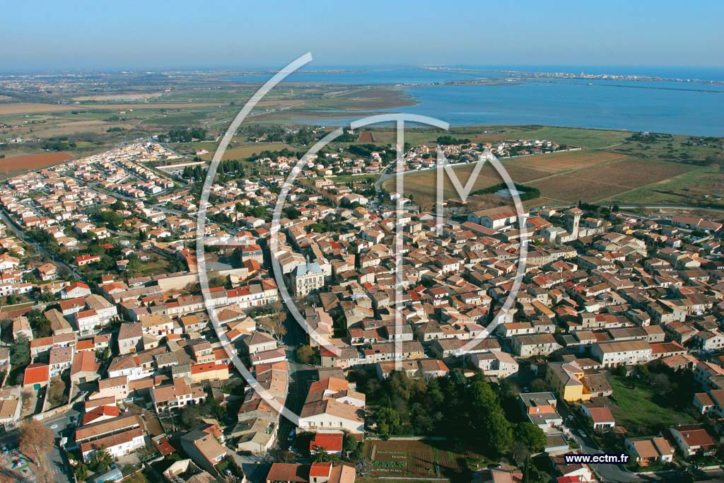 Photo arienne de Villeneuve Les Maguelonne