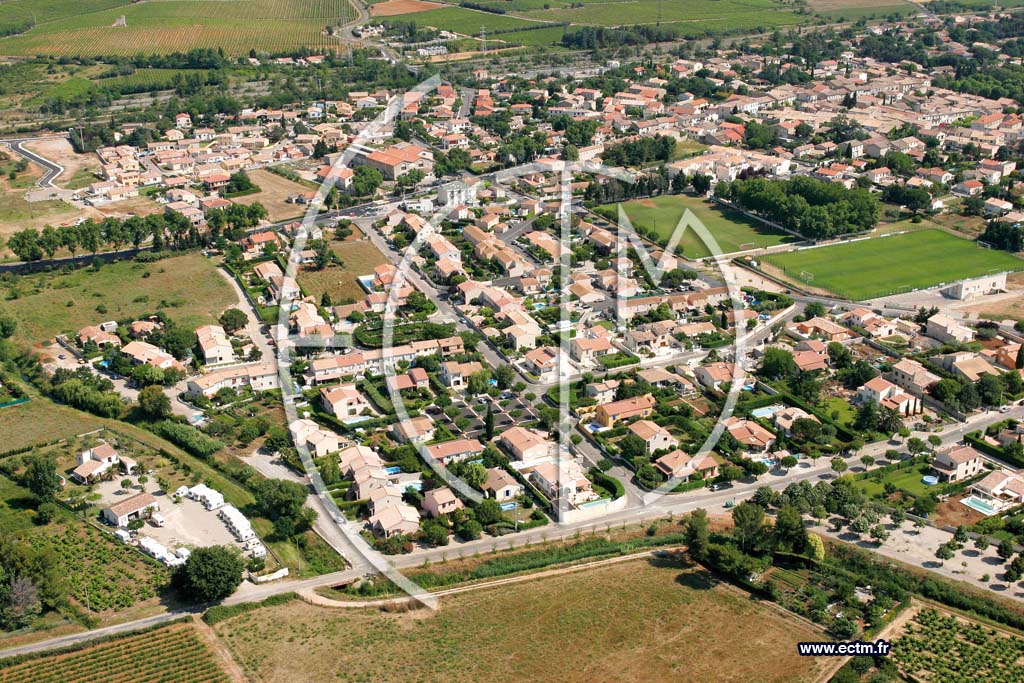Photo arienne de Lunel Viel