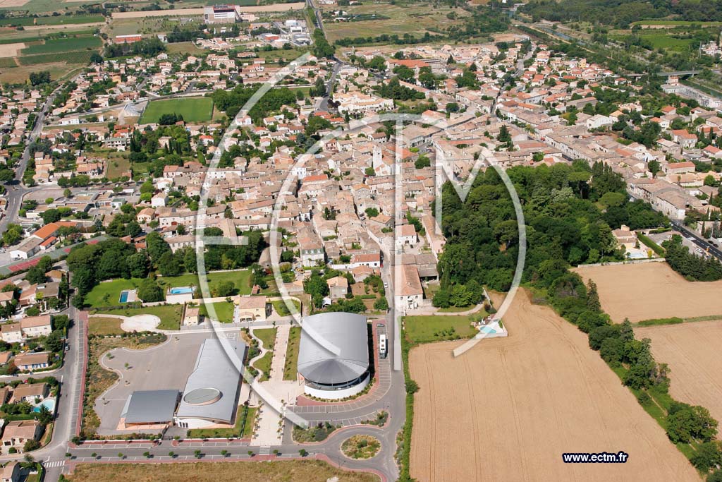 Photo arienne de Lunel Viel