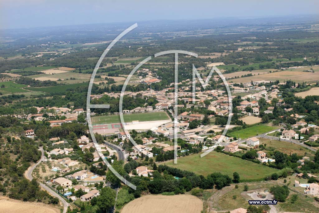 Photo arienne de Saint drezery