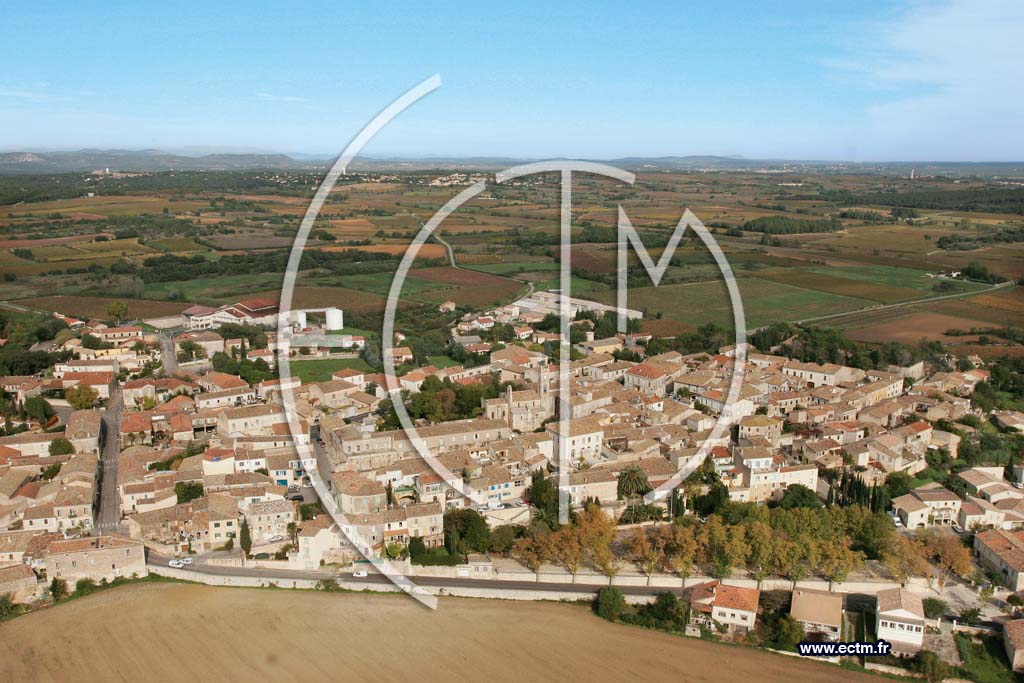 Photo arienne de Saint Genies Des Mourgues