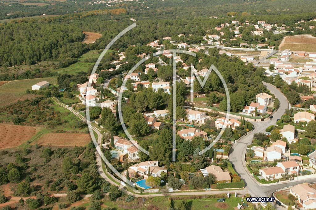 Photo arienne de Saint Genies Des Mourgues