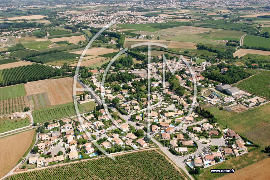 Photo arienne de Saint Nazaire De Pezan