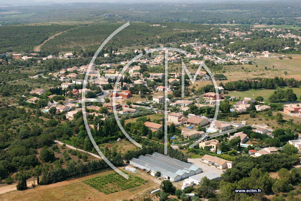 Photo arienne de Villetelle