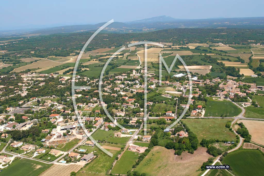 Photo arienne de Garrigues