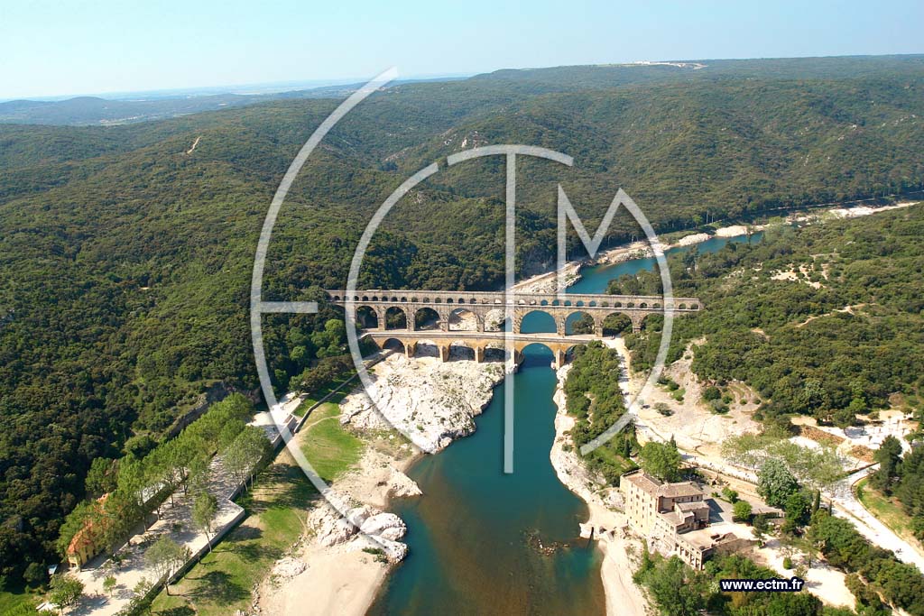 Photo arienne de Pont Du Gard