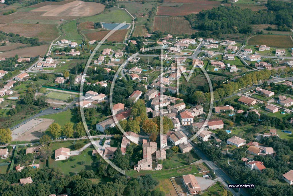 Photo arienne de Saint Jean De Cornies