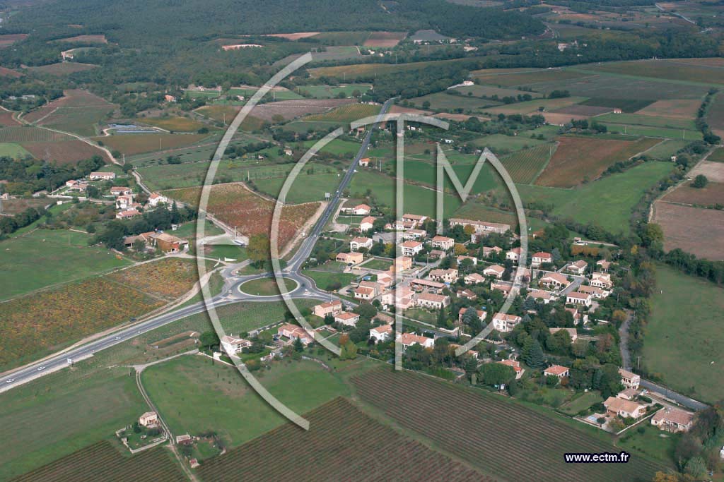 Photo arienne de Villevielle