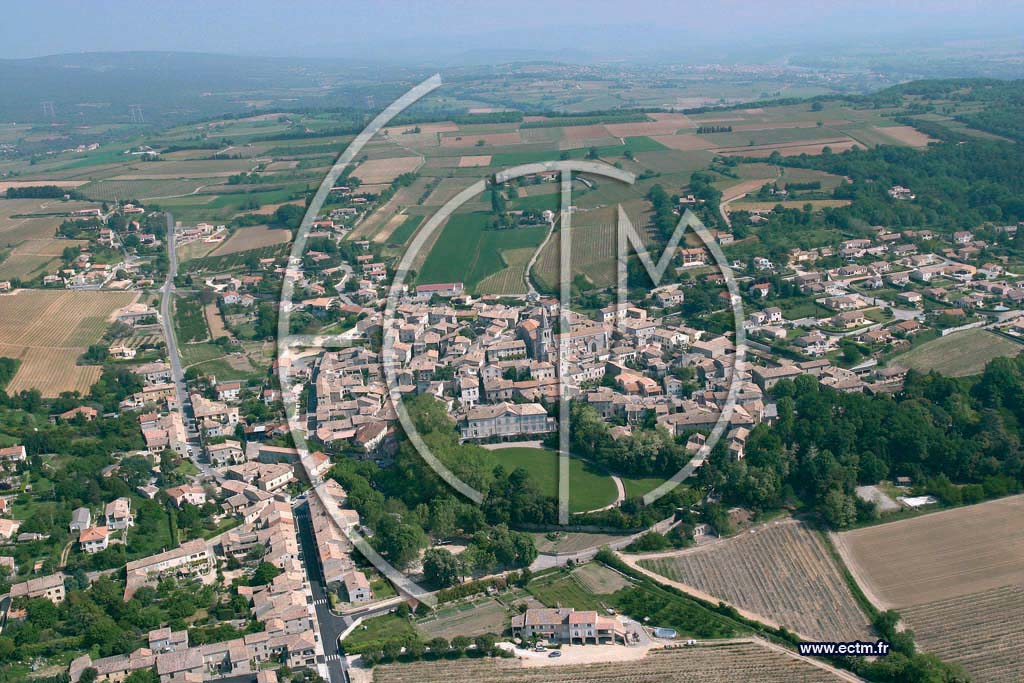 Photo arienne de Saint Marcel d'Ardeche