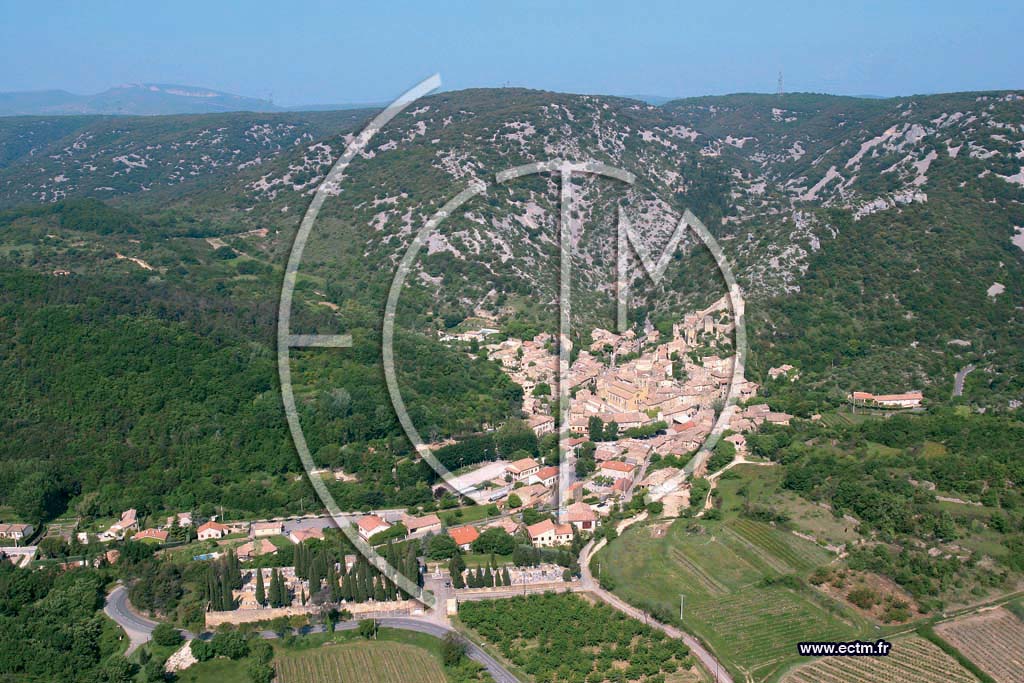 Photo arienne de Saint Montant