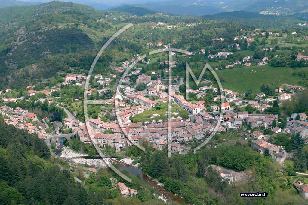 Photo arienne de Jaujac