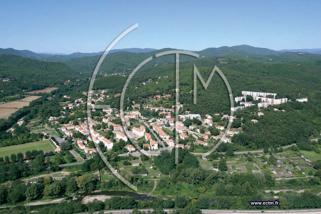 Photo arienne de l'Abbaye