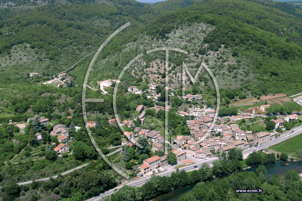 Photo arienne de Meyrannes