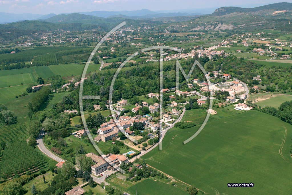 Photo arienne de Saint Victor De Malcap