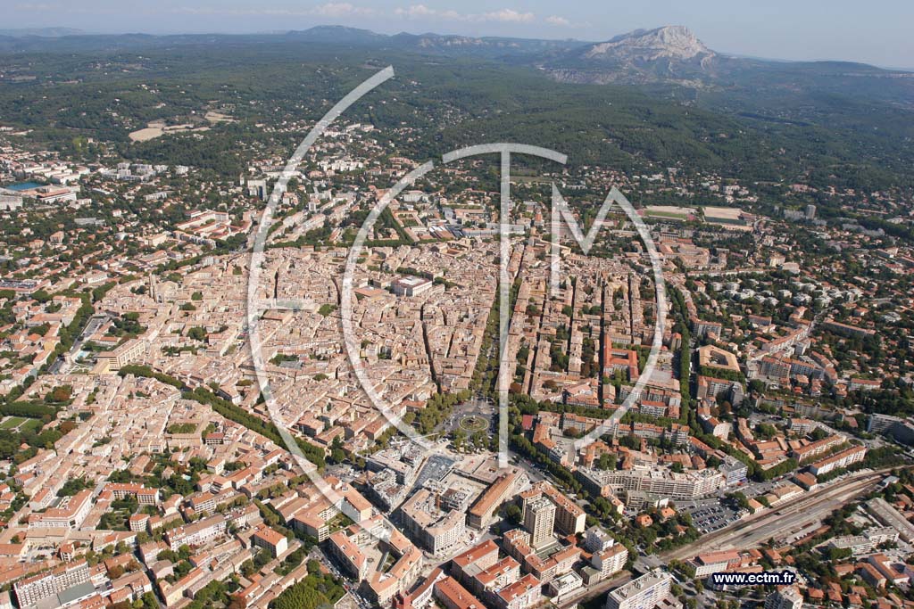Photo arienne de Aix En Provence