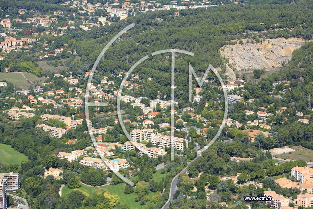 Photo arienne de Aix En Provence