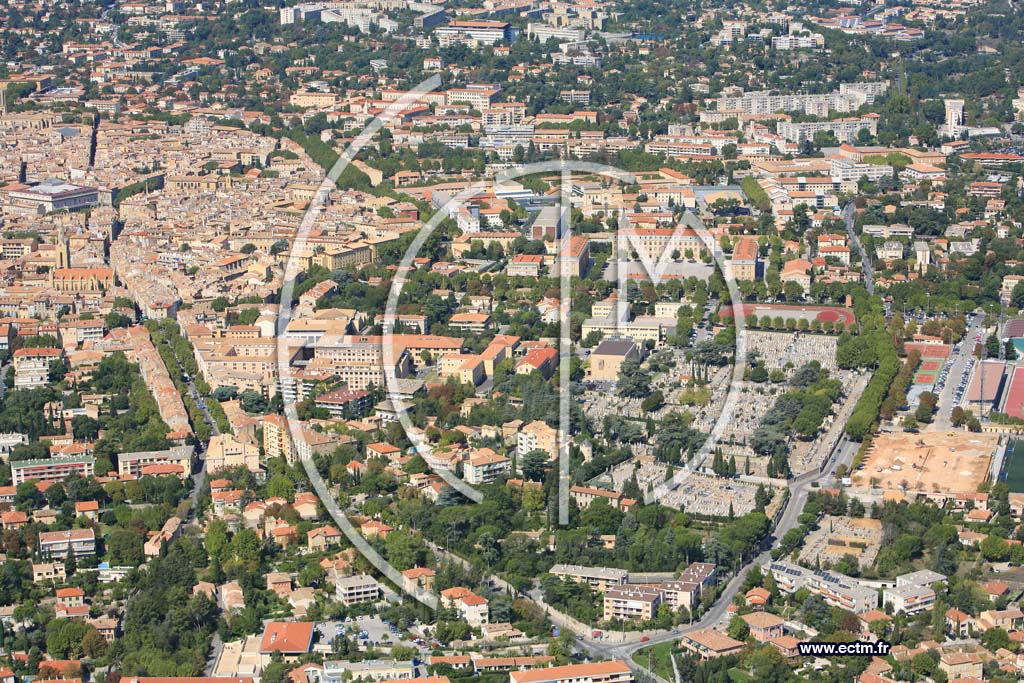 Photo arienne de Aix En Provence